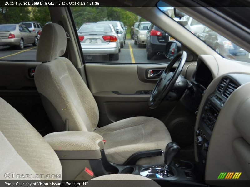 Black Obsidian / Beige 2005 Hyundai Santa Fe GLS