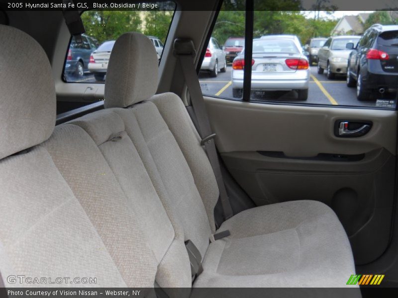 Black Obsidian / Beige 2005 Hyundai Santa Fe GLS