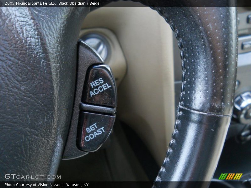 Black Obsidian / Beige 2005 Hyundai Santa Fe GLS