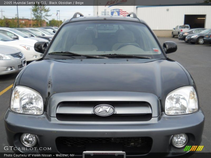 Black Obsidian / Beige 2005 Hyundai Santa Fe GLS