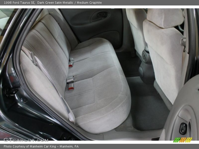 Dark Green Satin Metallic / Medium Graphite 1998 Ford Taurus SE