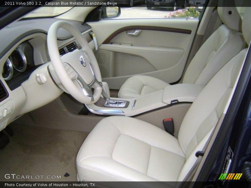 Caspian Blue Metallic / Sandstone Beige 2011 Volvo S80 3.2