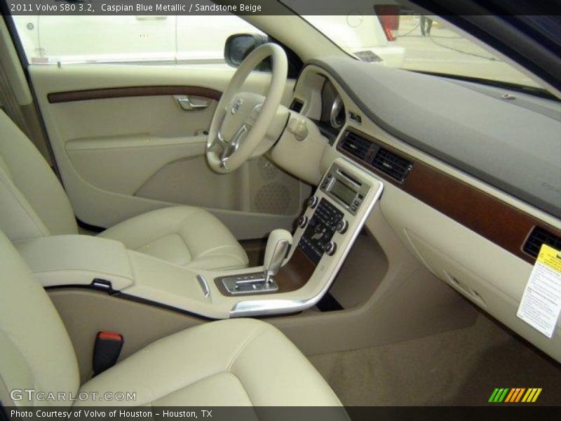 Caspian Blue Metallic / Sandstone Beige 2011 Volvo S80 3.2