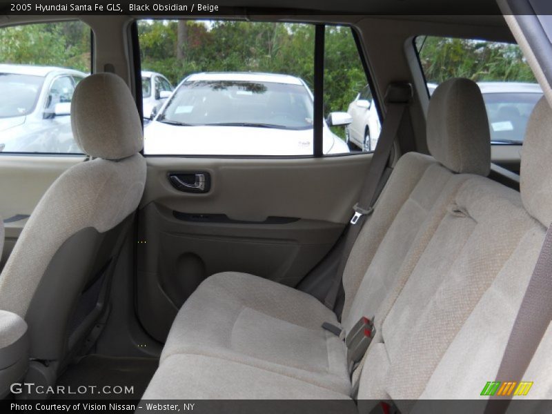 Black Obsidian / Beige 2005 Hyundai Santa Fe GLS