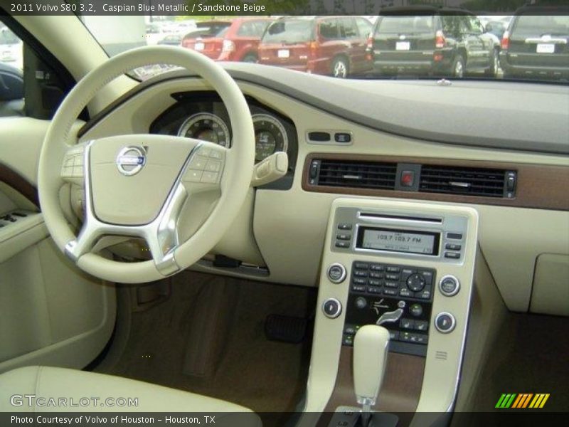 Caspian Blue Metallic / Sandstone Beige 2011 Volvo S80 3.2