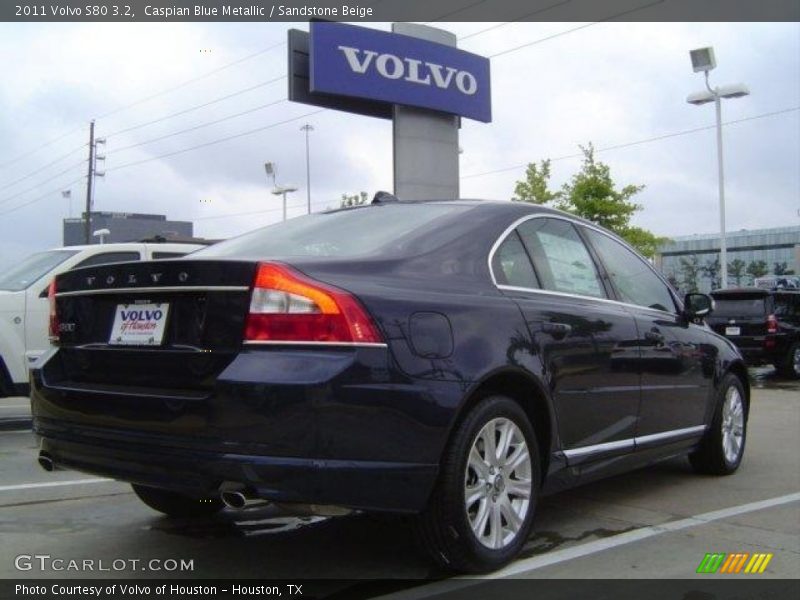 Caspian Blue Metallic / Sandstone Beige 2011 Volvo S80 3.2