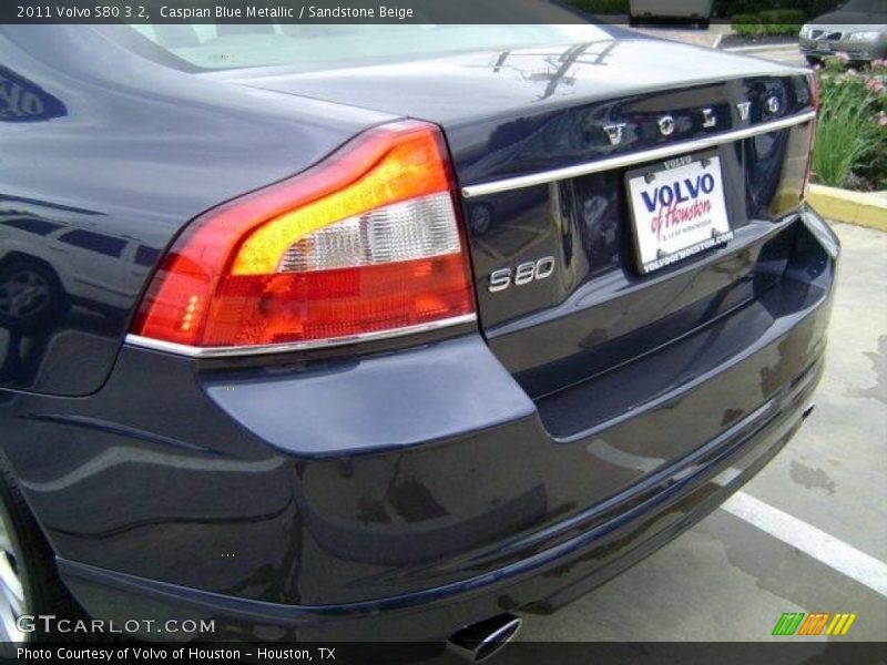 Caspian Blue Metallic / Sandstone Beige 2011 Volvo S80 3.2