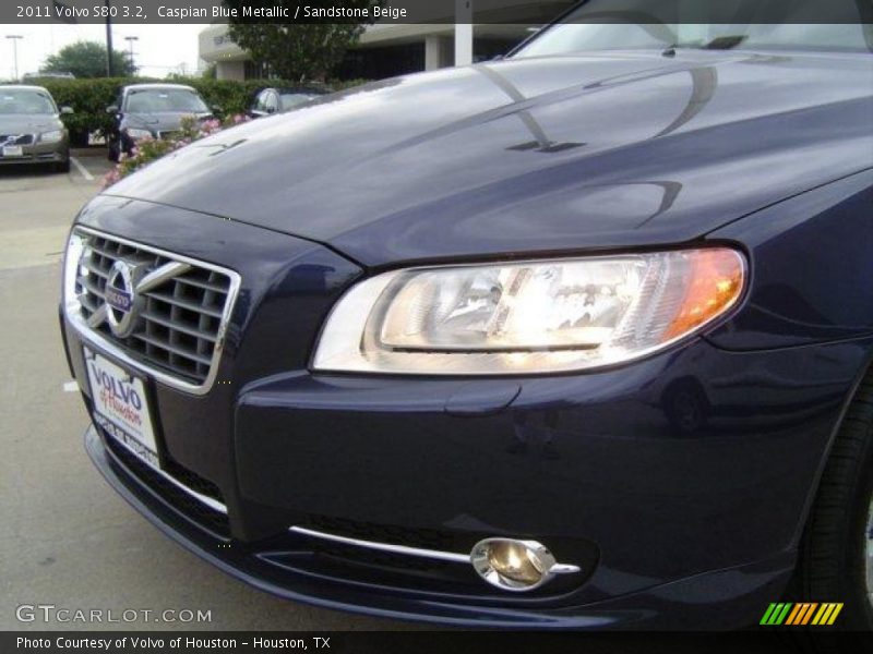 Caspian Blue Metallic / Sandstone Beige 2011 Volvo S80 3.2