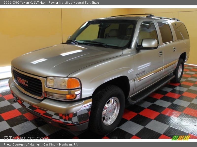 Pewter Metallic / Neutral Tan/Shale 2001 GMC Yukon XL SLT 4x4