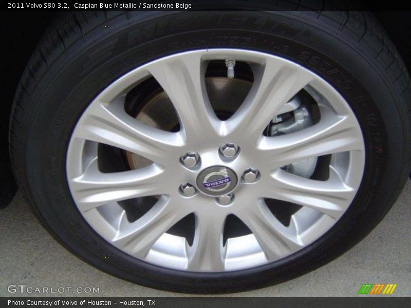 Caspian Blue Metallic / Sandstone Beige 2011 Volvo S80 3.2