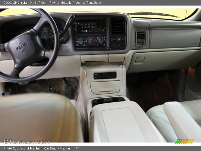 Pewter Metallic / Neutral Tan/Shale 2001 GMC Yukon XL SLT 4x4