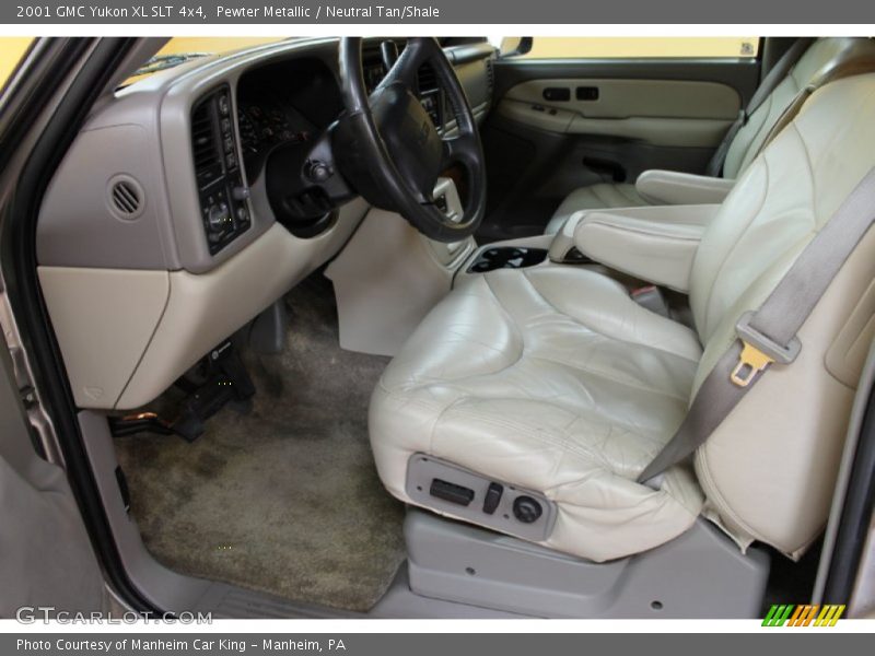 Pewter Metallic / Neutral Tan/Shale 2001 GMC Yukon XL SLT 4x4
