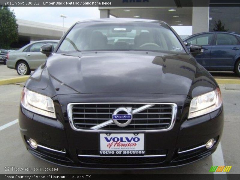 Ember Black Metallic / Sandstone Beige 2011 Volvo S80 3.2