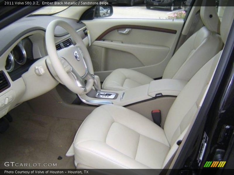 Ember Black Metallic / Sandstone Beige 2011 Volvo S80 3.2