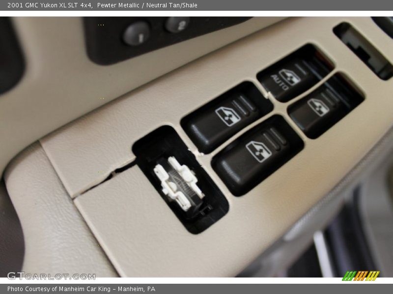Pewter Metallic / Neutral Tan/Shale 2001 GMC Yukon XL SLT 4x4
