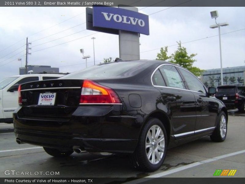 Ember Black Metallic / Sandstone Beige 2011 Volvo S80 3.2