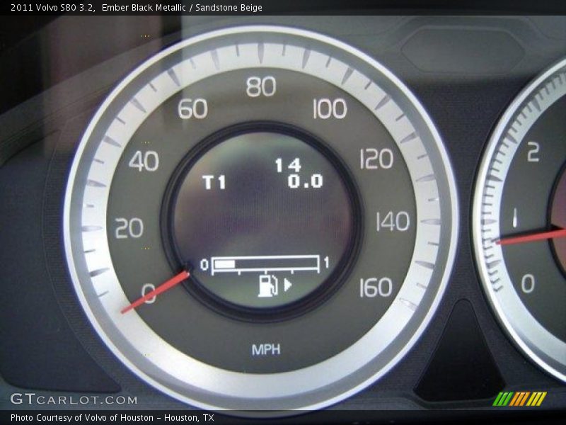 Ember Black Metallic / Sandstone Beige 2011 Volvo S80 3.2