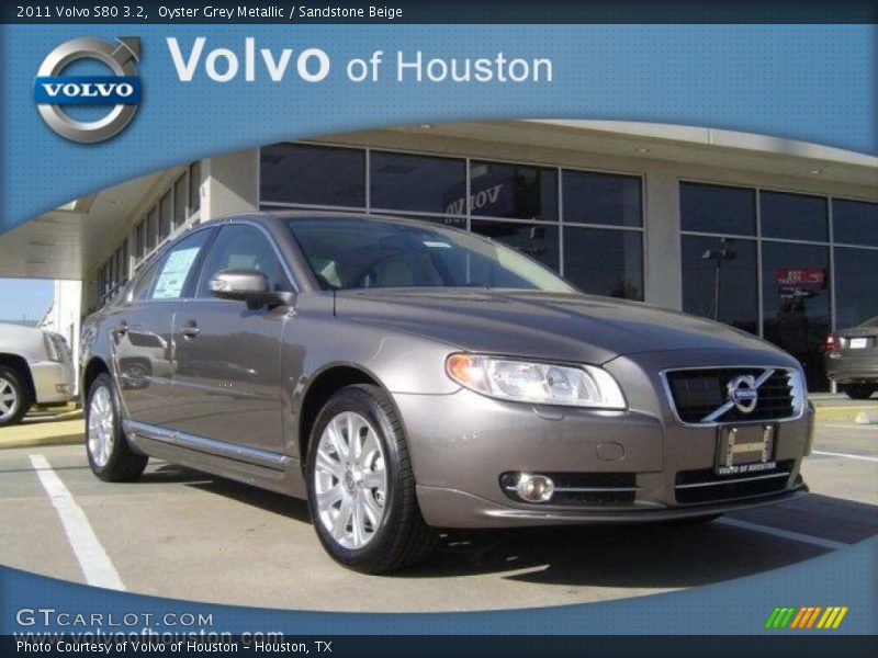 Oyster Grey Metallic / Sandstone Beige 2011 Volvo S80 3.2