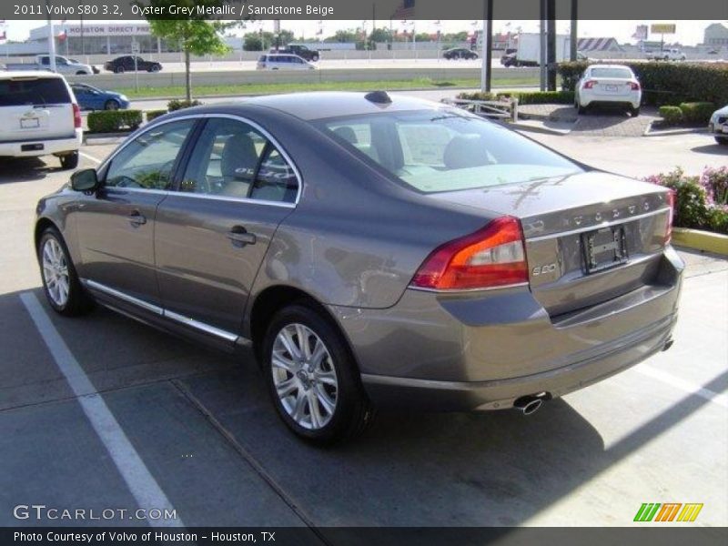 Oyster Grey Metallic / Sandstone Beige 2011 Volvo S80 3.2