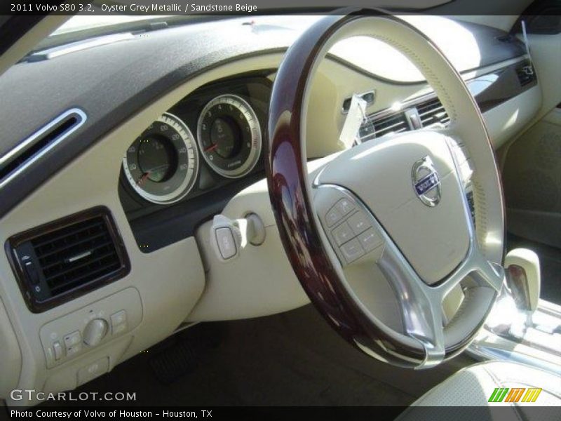 Oyster Grey Metallic / Sandstone Beige 2011 Volvo S80 3.2