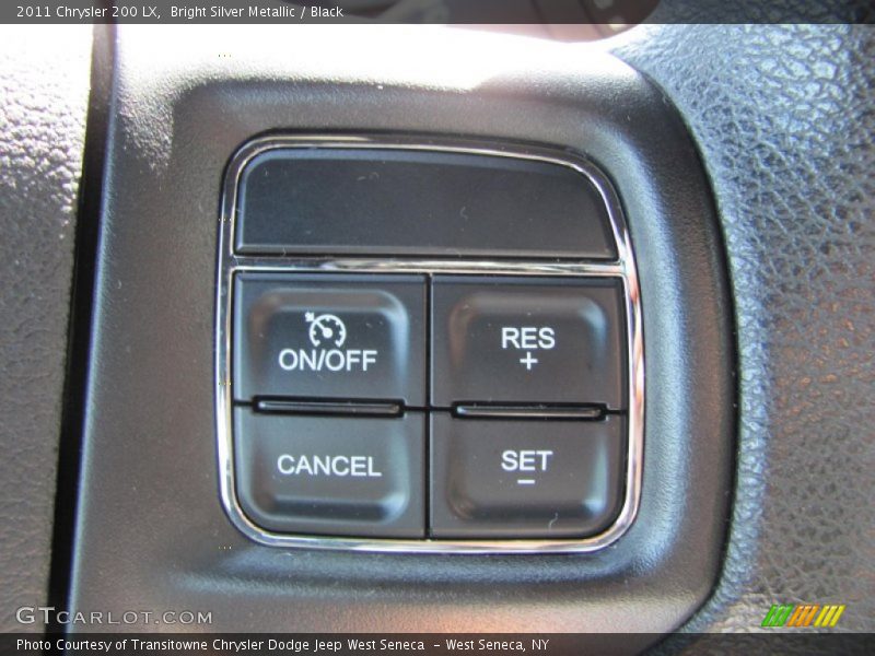 Bright Silver Metallic / Black 2011 Chrysler 200 LX
