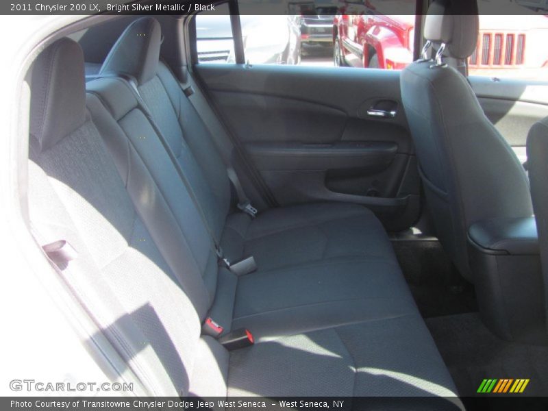 Bright Silver Metallic / Black 2011 Chrysler 200 LX