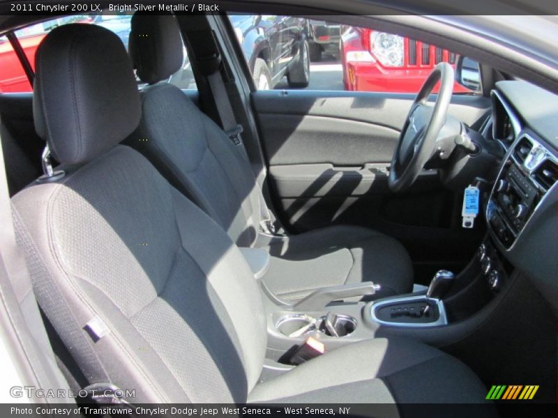 Bright Silver Metallic / Black 2011 Chrysler 200 LX