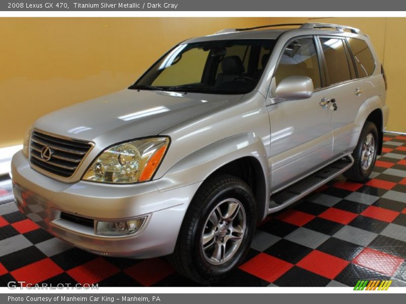 Titanium Silver Metallic / Dark Gray 2008 Lexus GX 470
