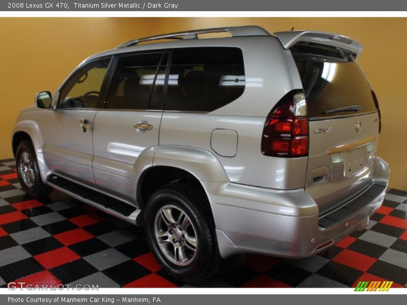 Titanium Silver Metallic / Dark Gray 2008 Lexus GX 470