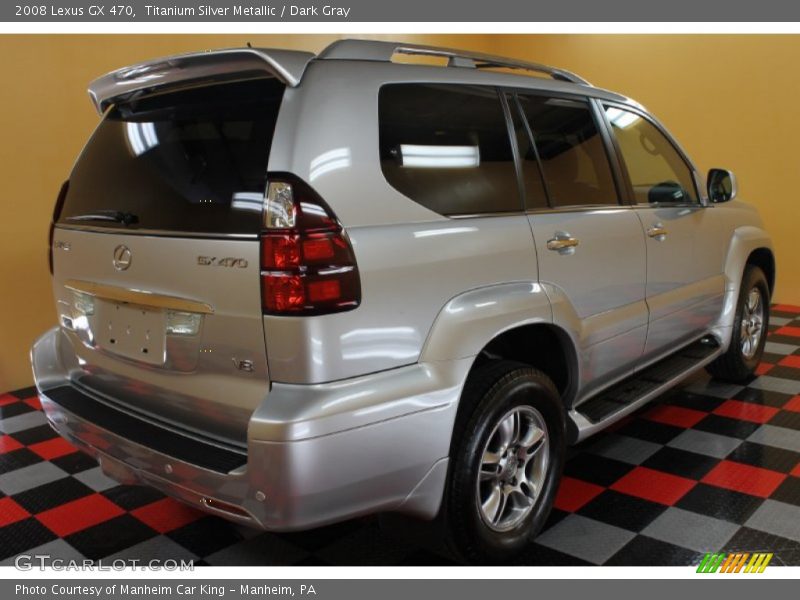 Titanium Silver Metallic / Dark Gray 2008 Lexus GX 470