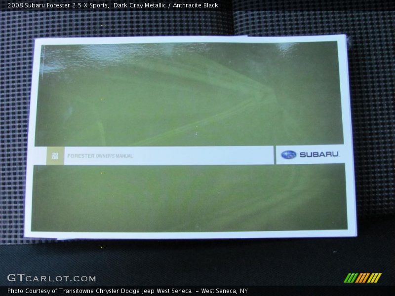 Dark Gray Metallic / Anthracite Black 2008 Subaru Forester 2.5 X Sports