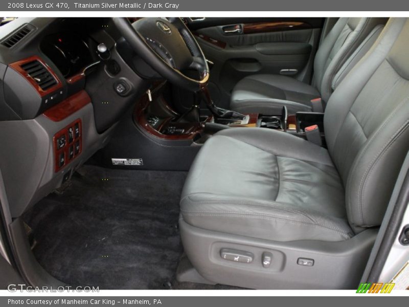 Titanium Silver Metallic / Dark Gray 2008 Lexus GX 470