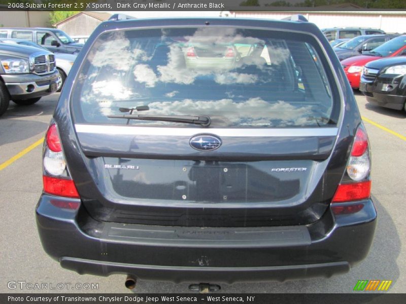 Dark Gray Metallic / Anthracite Black 2008 Subaru Forester 2.5 X Sports