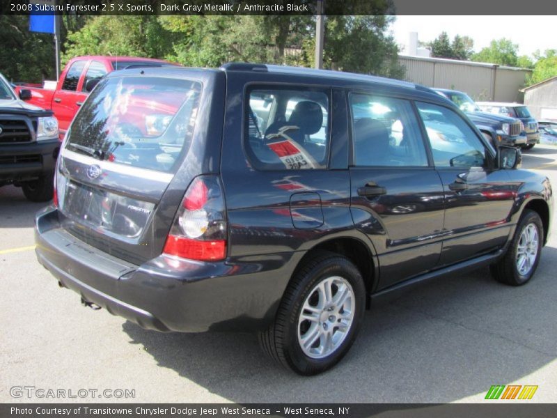 Dark Gray Metallic / Anthracite Black 2008 Subaru Forester 2.5 X Sports