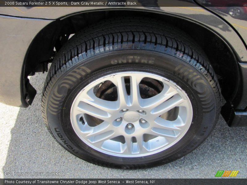 Dark Gray Metallic / Anthracite Black 2008 Subaru Forester 2.5 X Sports