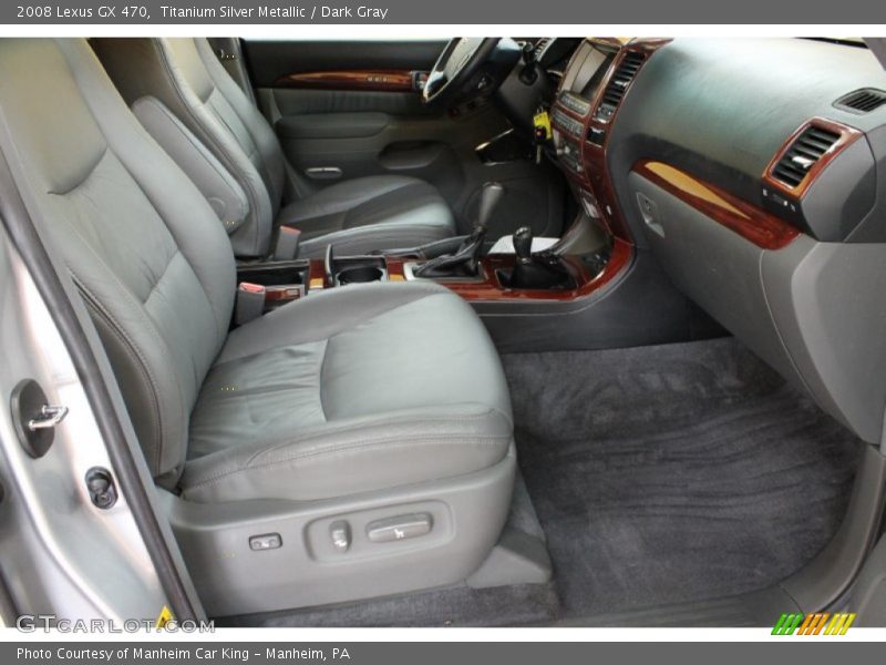 Titanium Silver Metallic / Dark Gray 2008 Lexus GX 470