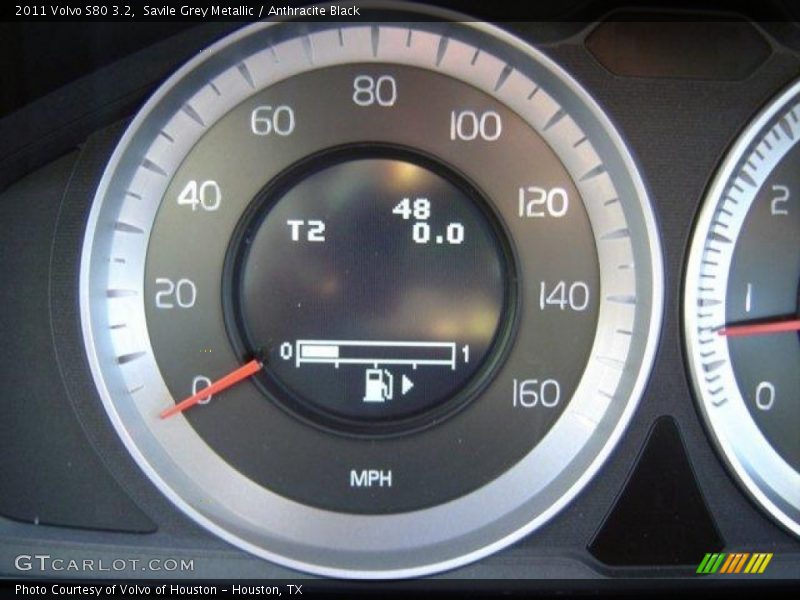 Savile Grey Metallic / Anthracite Black 2011 Volvo S80 3.2