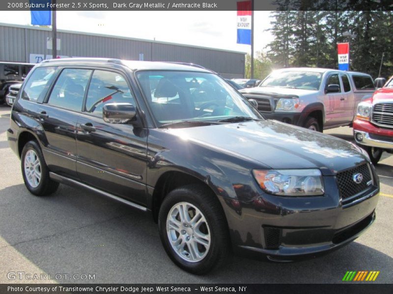 Dark Gray Metallic / Anthracite Black 2008 Subaru Forester 2.5 X Sports