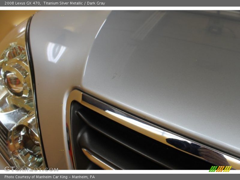 Titanium Silver Metallic / Dark Gray 2008 Lexus GX 470