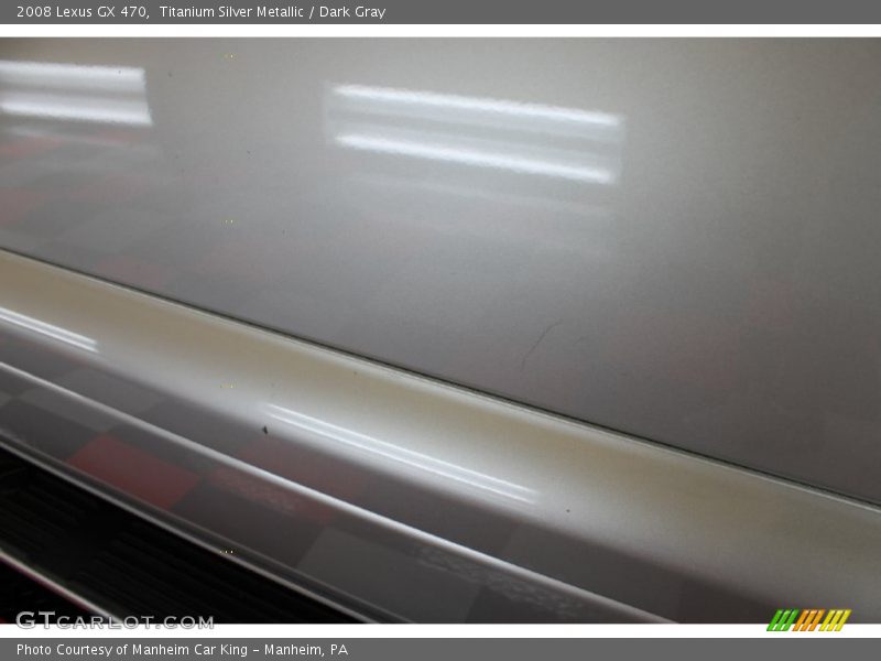 Titanium Silver Metallic / Dark Gray 2008 Lexus GX 470