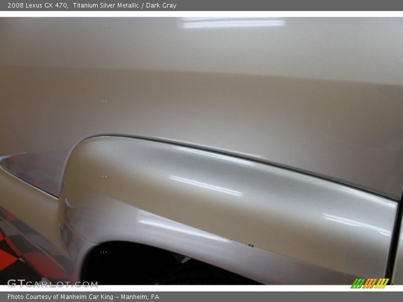 Titanium Silver Metallic / Dark Gray 2008 Lexus GX 470
