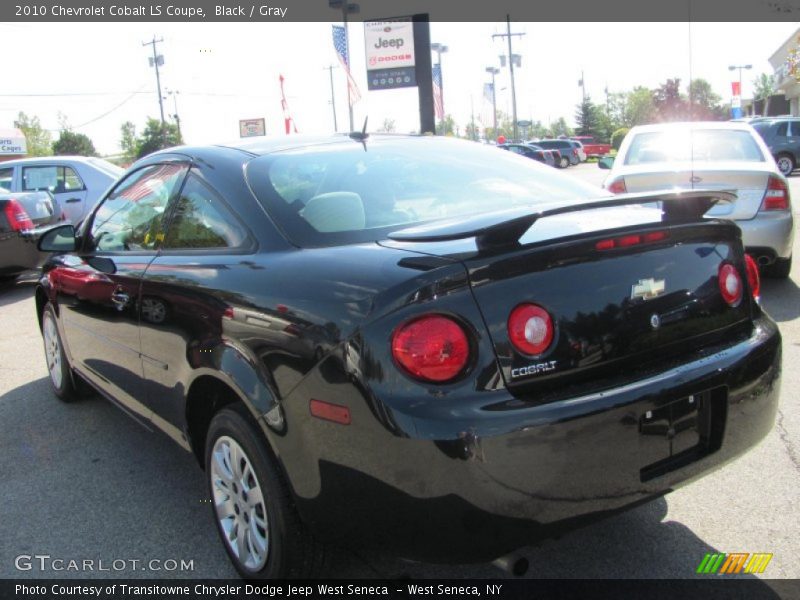 Black / Gray 2010 Chevrolet Cobalt LS Coupe