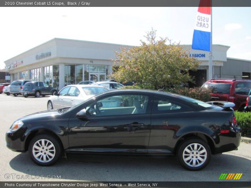Black / Gray 2010 Chevrolet Cobalt LS Coupe
