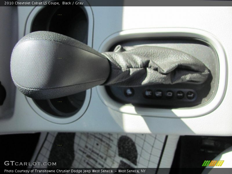Black / Gray 2010 Chevrolet Cobalt LS Coupe