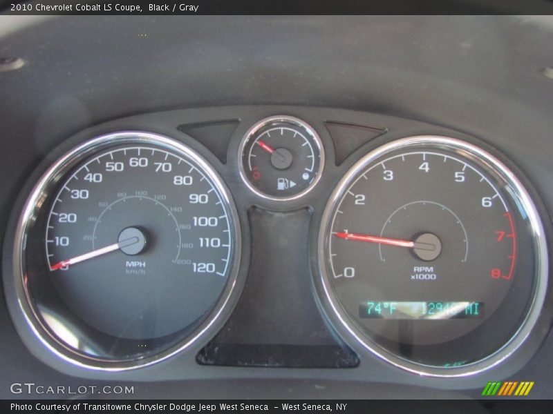  2010 Cobalt LS Coupe LS Coupe Gauges