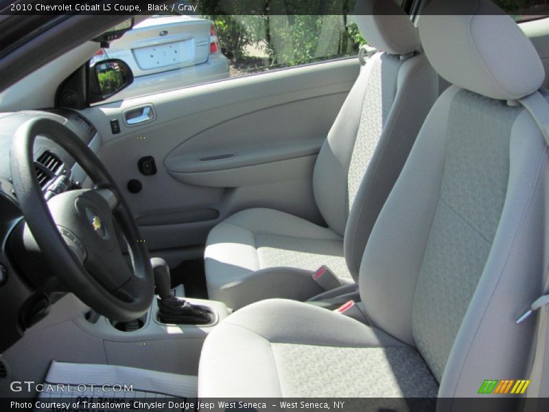 Black / Gray 2010 Chevrolet Cobalt LS Coupe