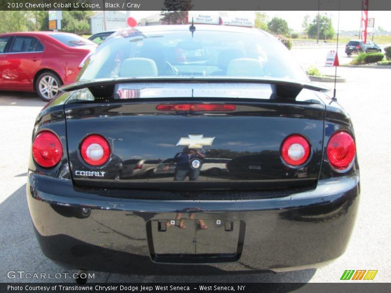 Black / Gray 2010 Chevrolet Cobalt LS Coupe