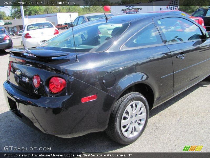 Black / Gray 2010 Chevrolet Cobalt LS Coupe