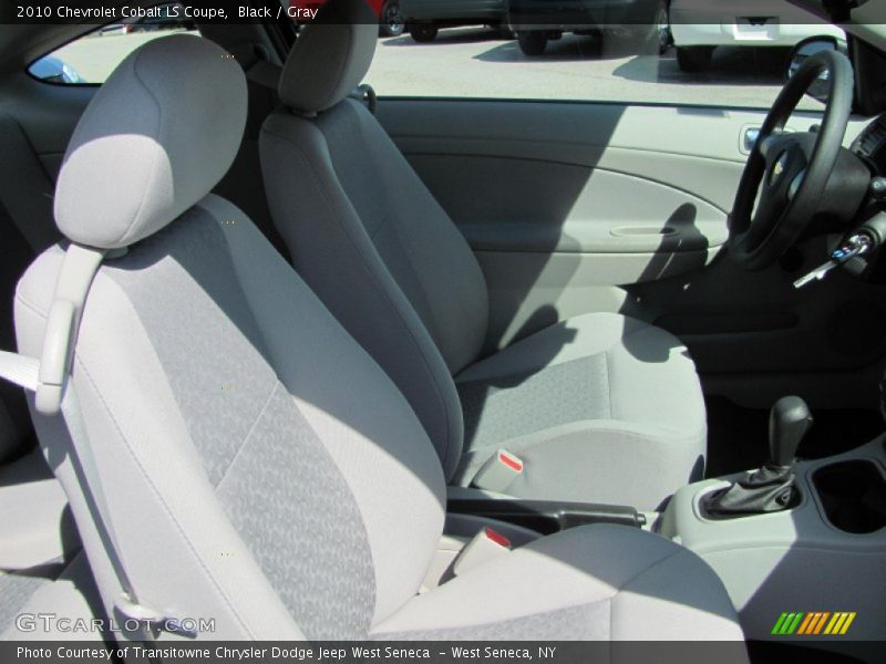 Black / Gray 2010 Chevrolet Cobalt LS Coupe