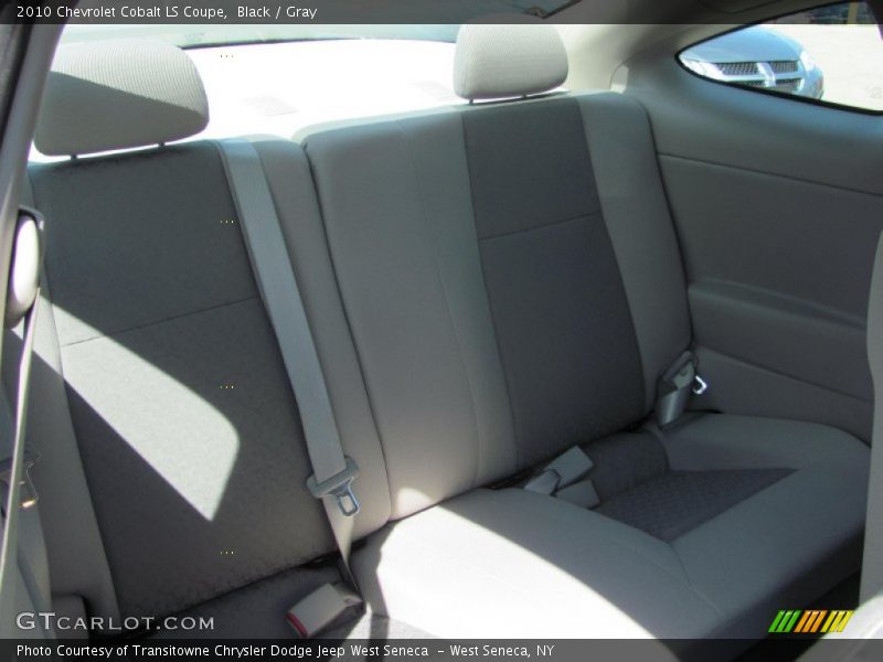 Black / Gray 2010 Chevrolet Cobalt LS Coupe